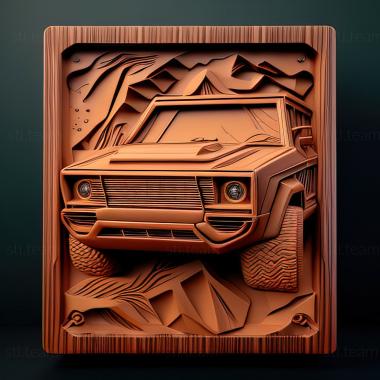 3D модель Lamborghini LM002 (STL)